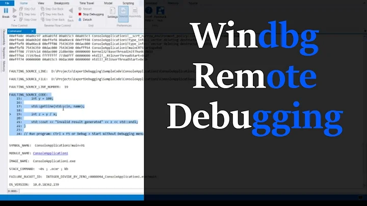 Debug 2 computers simultaneously ? WinDBG remote debugging can do it !