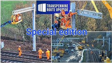 ⚡️Historic day for TRU as Deighton and Bradley get their first masts for electrification🙌 