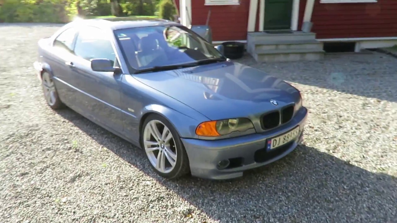 BMW E46 323 exhaust sound YouTube