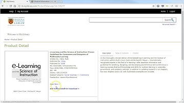 Linking to an ebook in MyiLibrary from Blackboard