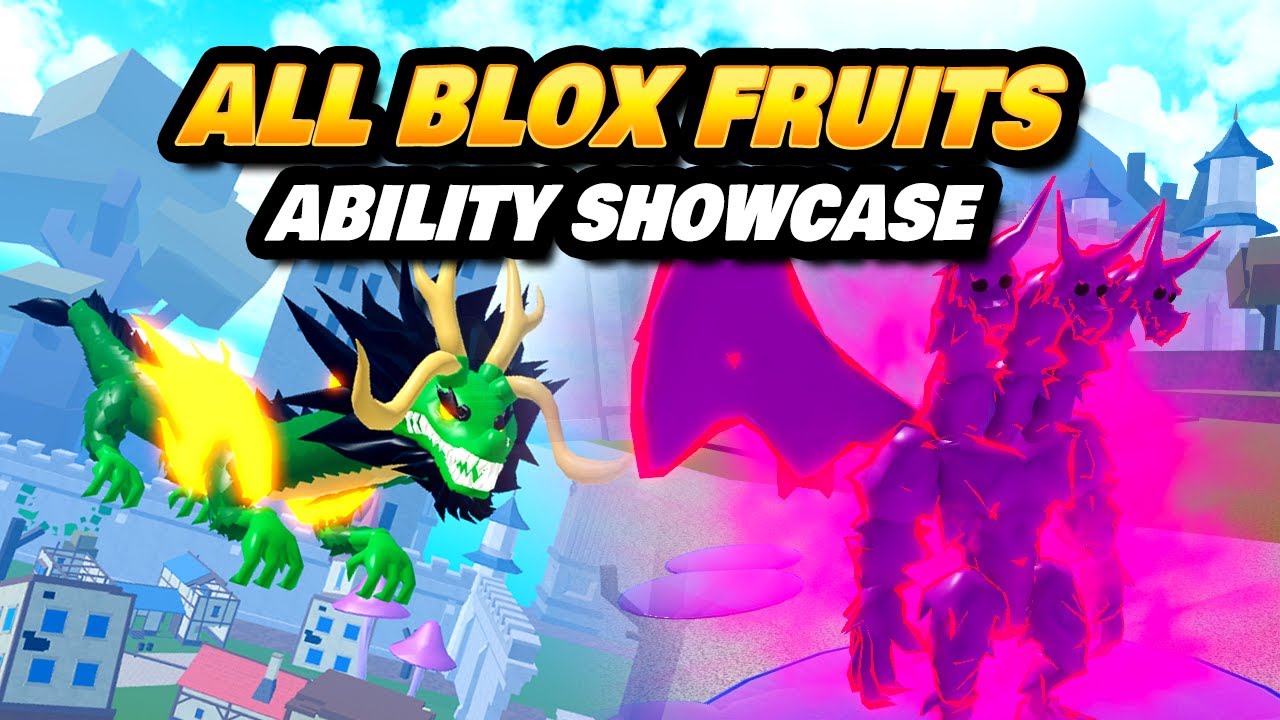 NEW Blizzard Fruit All Skills Showcase - Roblox Blox fruits 