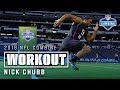 Nick Chubb's 2018 NFL Combine Workout