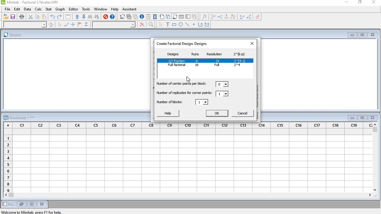 factoral design