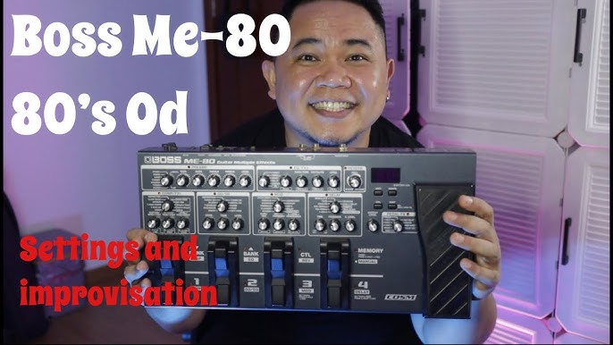 BOSS TONE CENTRAL] ME-80 played by Fernando - YouTube