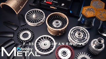Stirlingkit F-35 Turbofan Engine Model | Speed Build | Model kit