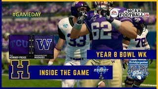 NCAA Football '14 | Highland Scotties Teambuilder | Bridgepoint Holiday Bowl | TCU vs. Washington