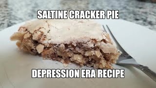 Saltine Soda Cracker Pie | Depression Era Recipe