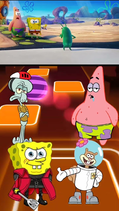 Squidward vs Spongebob vs Sandy vs Patrick 🎶 Who Will Win? - Grim Reaper Edition