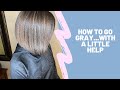 How To Let Your Hair Go Gray....With A Little Help