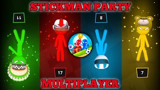Stickman Party : 1 2 3 4 Player Games Free - Gameplay Walkthrough Part 23 - All Mini Games (Android)