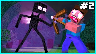 STEVE VS ENDERMAN! - Steve Life (SHORTS) Ep 2 - Minecraft Animation Movie