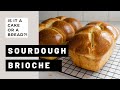 Sourdough Brioche Bread Recipe made with Sourdough Starter! So soft and light!