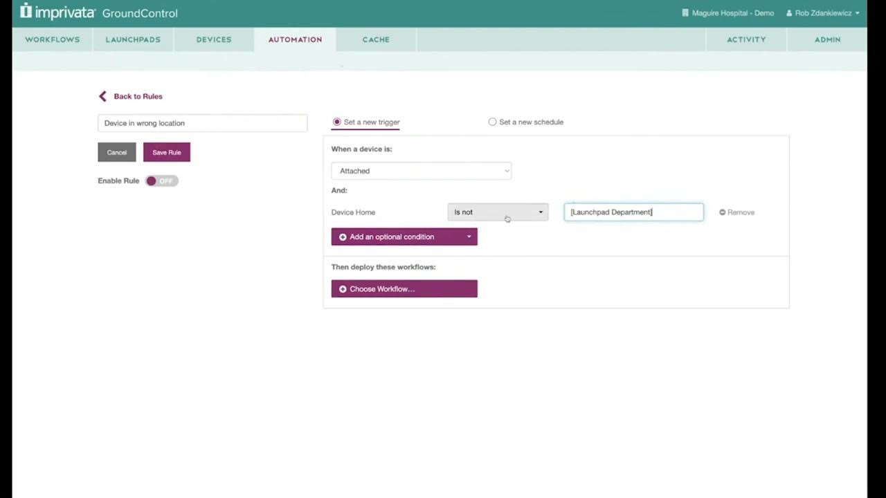 Imprivata Mobile Access and Control Demo – Automation workflow - YouTube