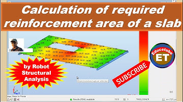 Calculate required reinforcement area of a concrete slab/Autodesk Robot Structural Analysis 2022/P-4