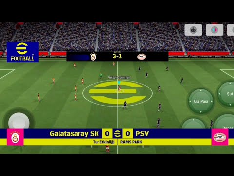 ŞAMPİYONLAR LİGİ KARŞILAŞMASI ( GALATASARAY SK PSV ) FOOTBALL GAMES