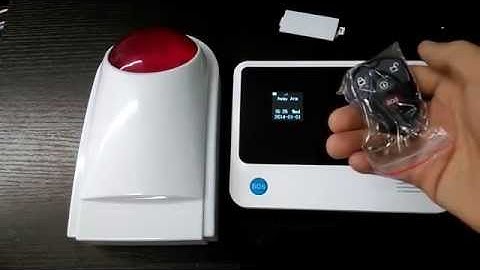 Wimars-how to add outdoor siren into WIFI/GPRS/GSM W1 alarm system