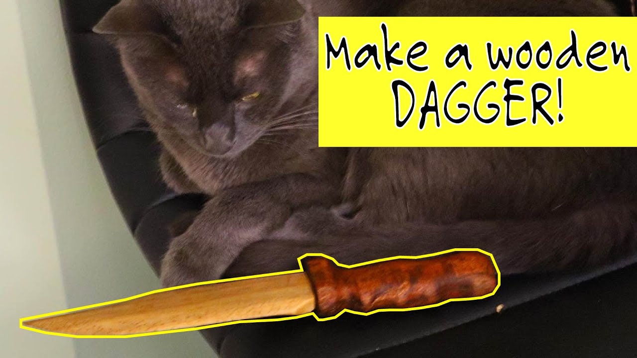 Make A Wooden Hunting Knife 