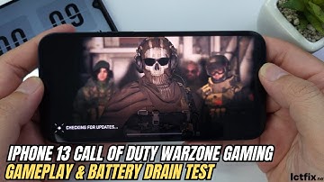 iPhone 13 Call of Duty Warzone Mobile Gaming test