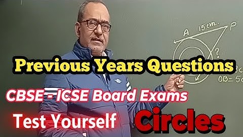 Test Yourself CBSE - ICSE Board Exams 2025-26 | Class 10th Board Exams Maths RajeshTutorials