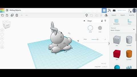 Tinkercad Tutorial 10 - Hiding Objects