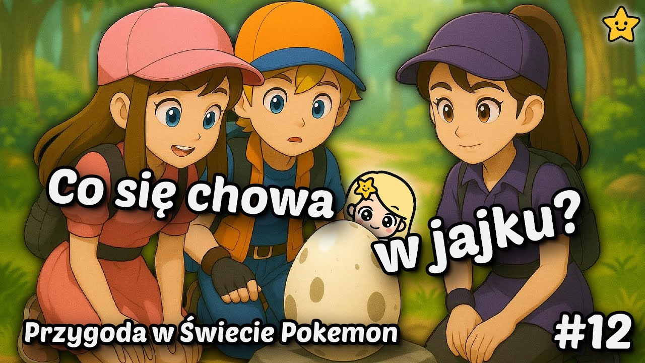 🤔🥚 Co się chowa w jajku? - Przygoda Pokemon - Audiobook na dobranoc - Moja Bajkolandia 🥚🤔