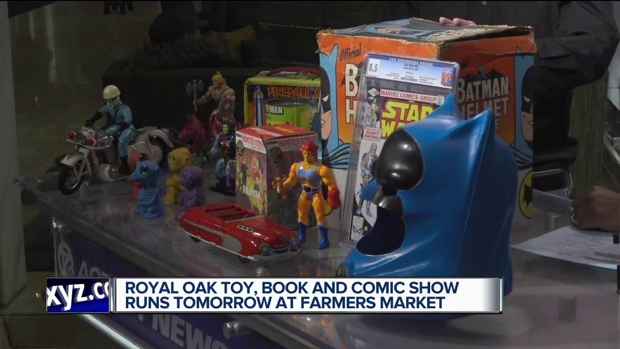 Royal Oak Toy Book And Comic Show Runs