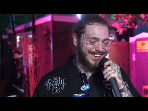 Post Malone On Staying Positive, Face Tattoos And More Backstage At Wireless | Capital XTRA