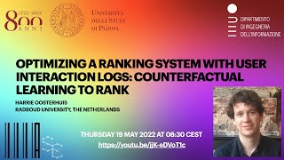 Optimizing a Ranking System with User Interaction Logs: Counterfactual Learning to Rank