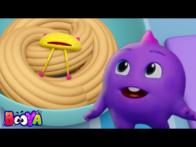 Booya, Escapadela de macarrão, Série infantil, Cartoon para crianças