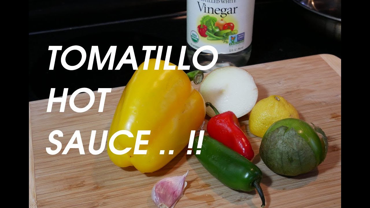 How to Make TOMATILLO HOT SAUCE for SUPERBOWL!