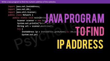 Write a Java program to find the numeric address of the websites and Internet Address of local host