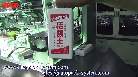 S102 Full Automatic Two Color Screen Printing Machine For Square Bottle