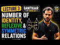Lecture 3 | Number of Identity, Reflexive & Symmetric Relations | Relations and Function | Ganitkaar