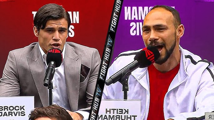 HEATED - Keith Thurman vs Brock Jarvis FULL Final Press Conference & Face Off Video - YouTube