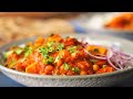 Chickpea & Sweet Potato Curry.  Perfect Vegetarian curry ready in 30 mins