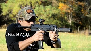 H&K MP7 A1, скорострельный бесшумный пистолет пулемёт Heckler & Koch.