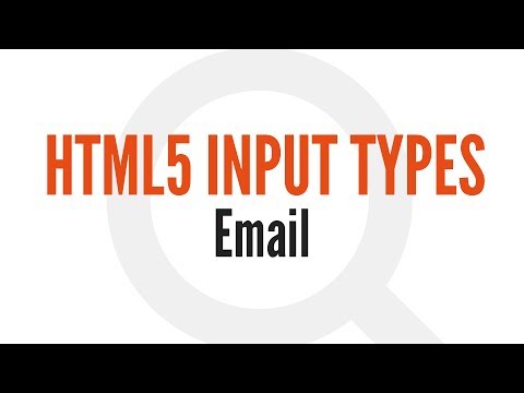 HTML5 Input Types: Email (3/14)