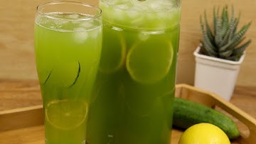 QUICK AND EASY CUCUMBER LEMONADE