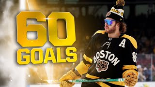 All 60 Pastrnak Goals in 80 games!