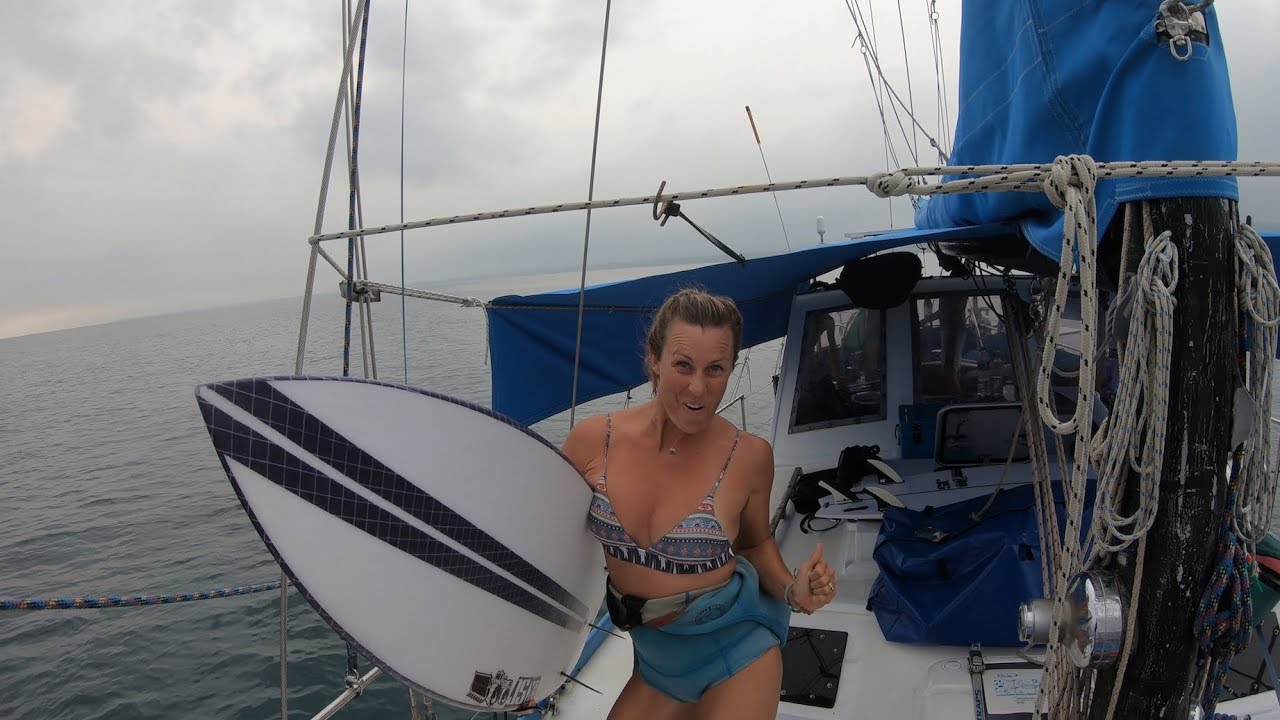 Gnarly nights at sea and a RIPPED SAIL Episode 123 Sailing Catalpa