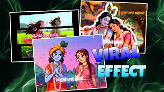 Radha Krishna Slow Zoom Magic Edit 💫 | CapCut Trending Tutorial