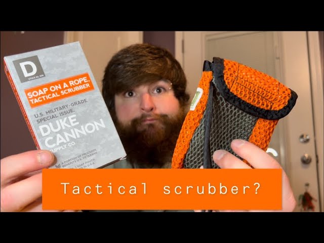 Duke Cannon Supply Co. Tactical Scrubber (Tactical Scrubber, 1 Soap Pouch)