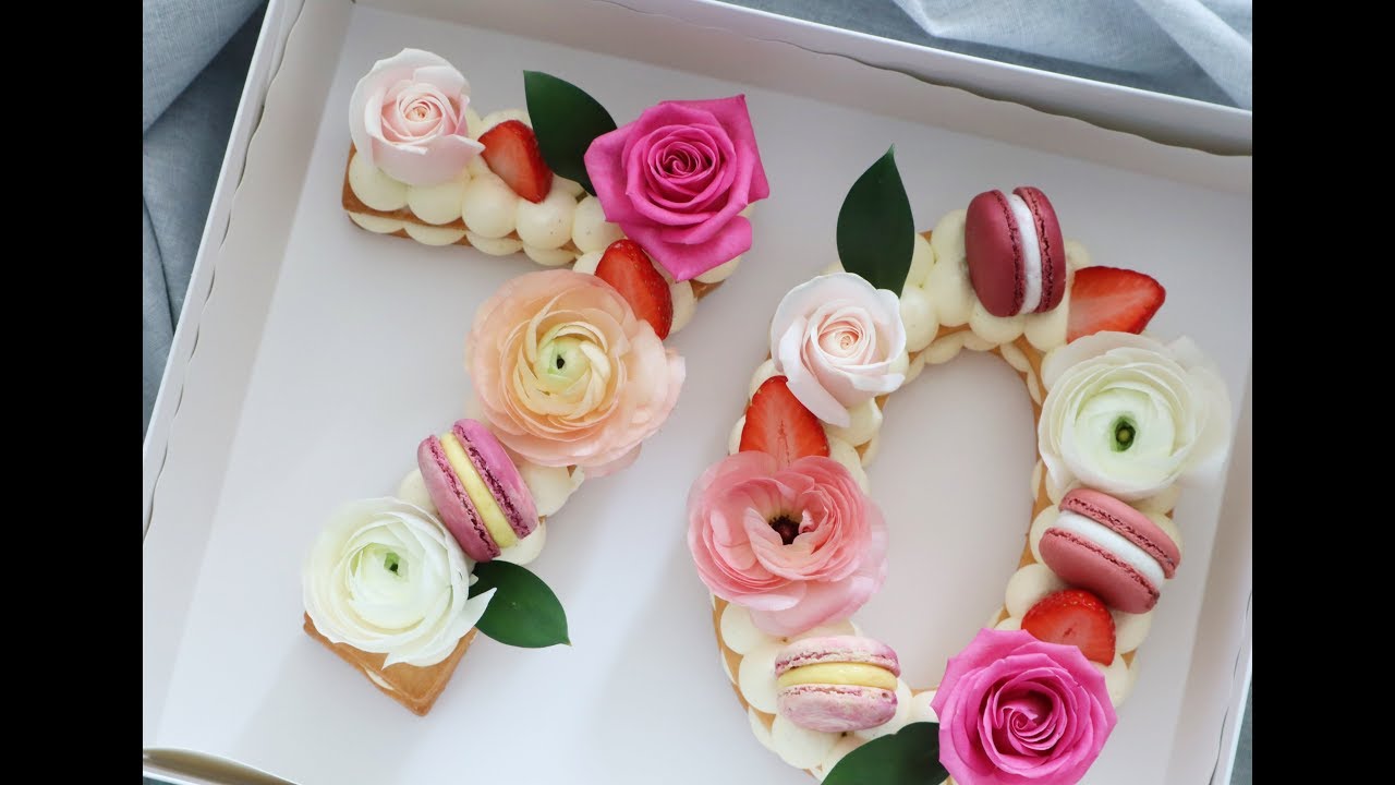 Eng Sub) 숫자 케이크 - Number cake, flower cake