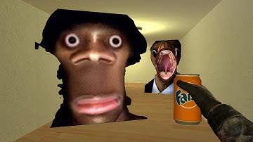 POV HI MY NAME IS AUUGHH VS FUNNY FACE OBUNGA #gmod #nextbots