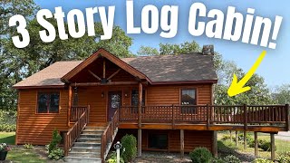 3 Story Log Cabin Modular Home Is This Coolest One I’ve EVER Seen!