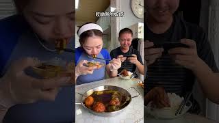 Funny Husband and Wife Yummy Food Eating Challenge 🍲🤣🤣🤣