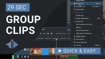 Kdenlive Tutorial: How to Group Clips in Kdenlive