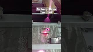 Gelang Nama Darurat | Emergency Laser Grafir QR Code