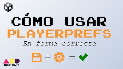 PLAYERPREFS en Unity para GUARDAR preferencias de usuario