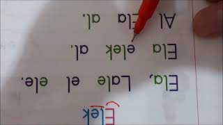 Elak Harfleri̇ İle Meti̇n Okuma Çalişmasi